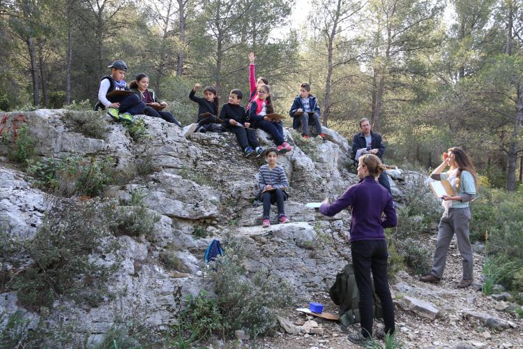 Atelier "Sac à dos paysages" de CPIE Côte provençale